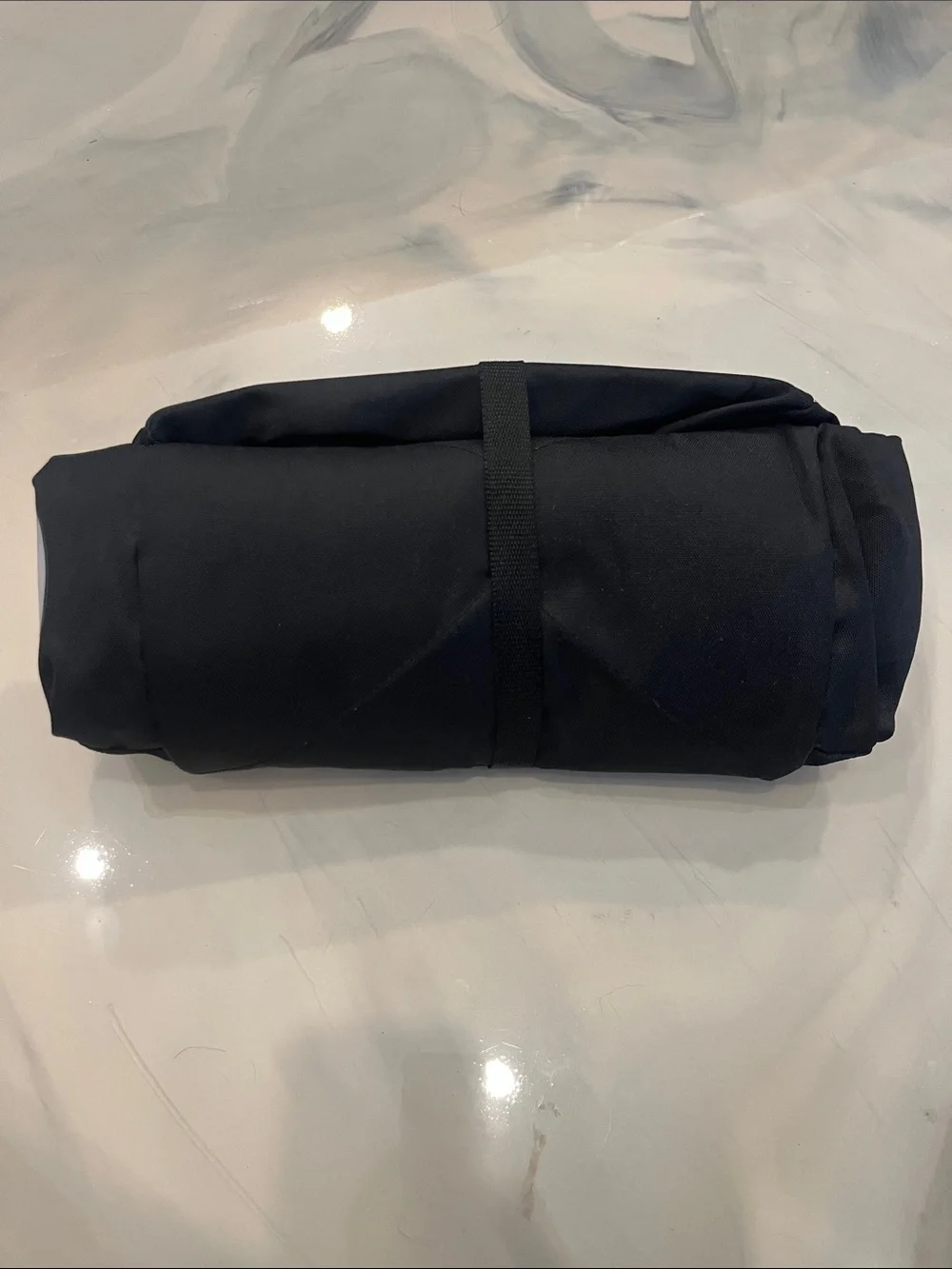 Steelers Men's Black Roll-Up Travel duffle Bag
